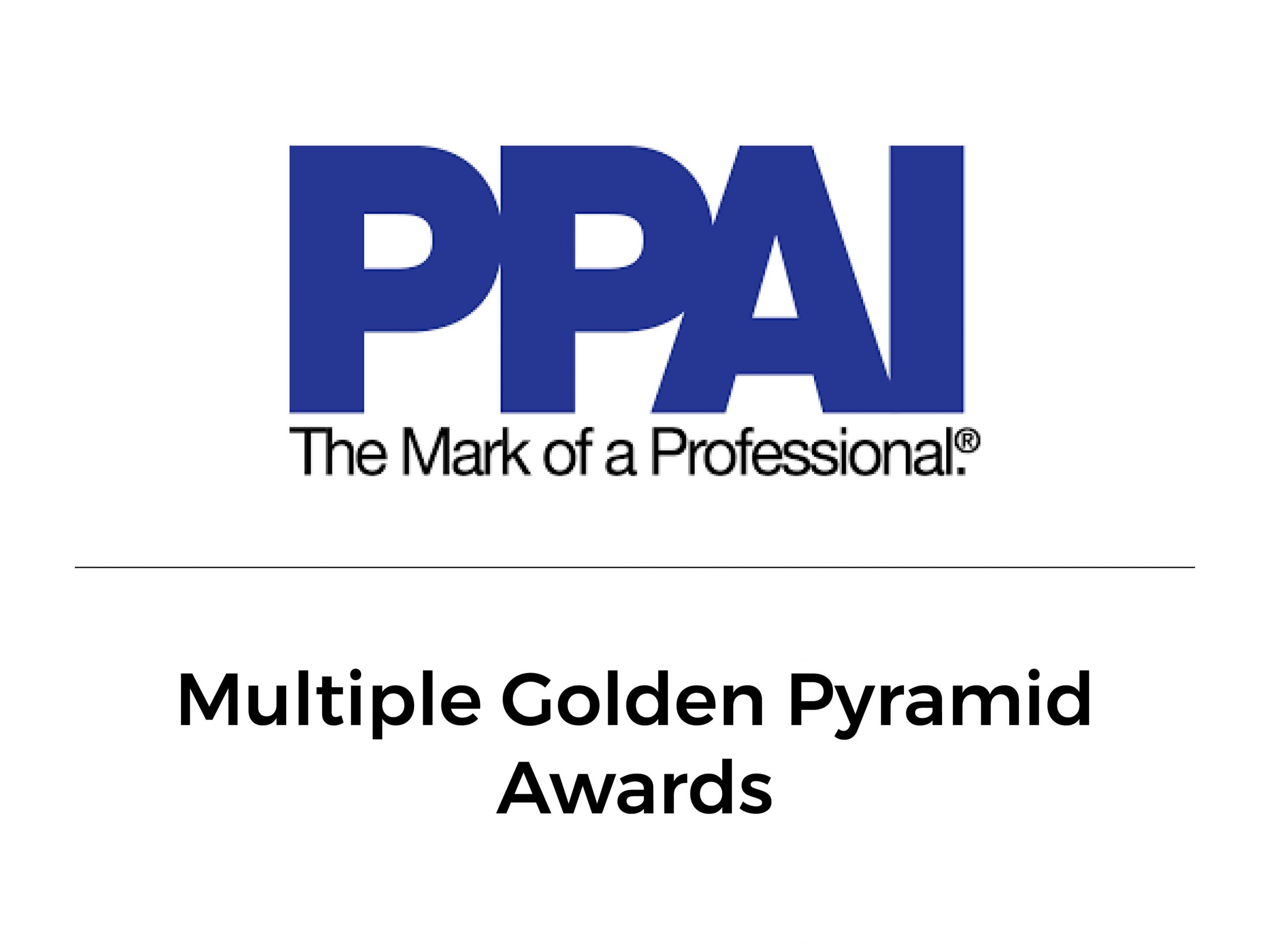 PPAI Multiple Golden Pyramid Awards